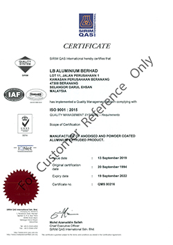 Sirim Qas: ISO 9001:2015